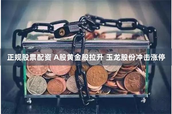 正规股票配资 A股黄金股拉升 玉龙股份冲击涨停