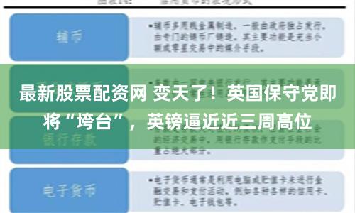 最新股票配资网 变天了！英国保守党即将“垮台”，英镑逼近近三周高位